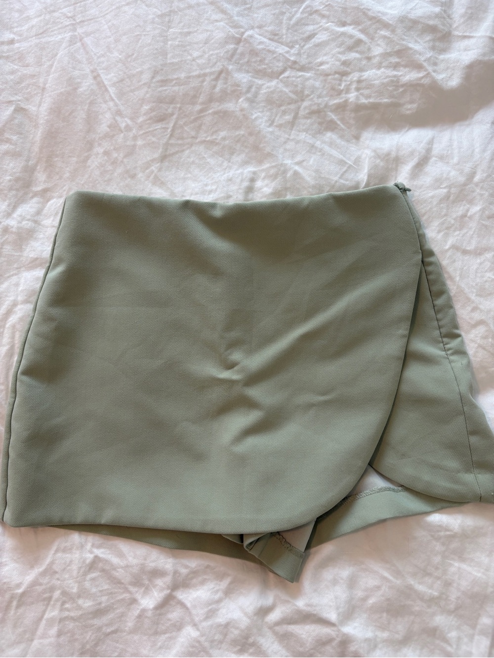Sage Green Wrap Skort